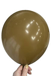 Кульки повітряні латексні кольору 038 шоколад 12 дюймів 100 шт.