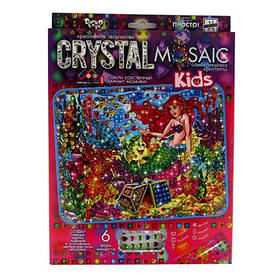 Набір креативної творчості CRYSTAL MOSAIC KIDS CRMk-01-01,02,03,04...10 Danko Toys