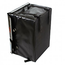 Сумка термоконтейнер для їжі 610х410х375мм Термосумки для доставки їжі Термоконтейнери для перевезення їжі, фото 3