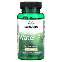 Мочегонное средство Swanson Water Pill формула 2-в-1 баланс жидкости 120 капсул