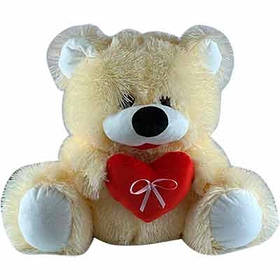 Іграшка м'яка Ведмедик з серцем 38*40см