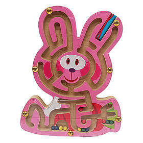 Дерев'яна магнітна іграшка Лабіринт Limo Toy MD 1792-1 Зайчик, Toyman