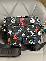 Сумка мужская Louis Vuitton Trio Messenger Graphity s058-2