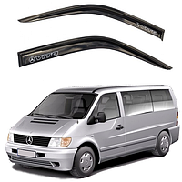 Дефлекторы окон, ветровики на Mercedes Vito I 1996-2003 (скотч) AV-Tuning широкий 12,5 см