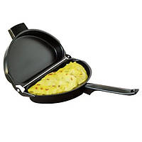 Сковорода для приготовления омлета RIAS Folding Omelette Pan 21см Black (3_04459)