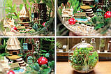 Румбокс - куля інтер'єрний 3D конструктор Miniature DIY Mini fairy Forest Elf Tribe TOTORO B-010 + підставка, фото 6