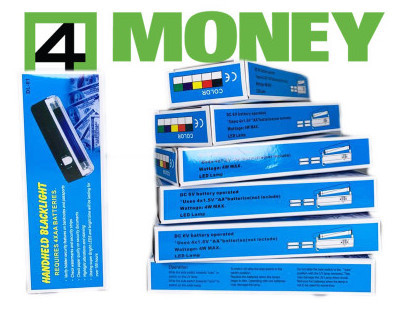 Детектор Портативный Ультрафиолетовый купюр банкнот валют PRO-4P LED UV - фото 4 - id-p2099554793