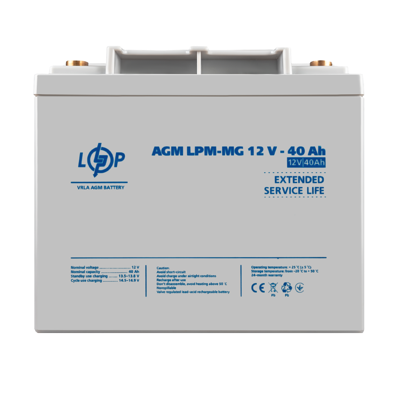 Акумулятор мультигелевий LPM-MG 12V - 40 Ah