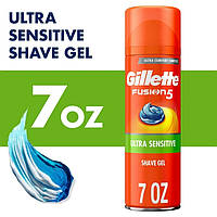 Гель для гоління Gillette Fusion Ultra Sensitive 198g. США