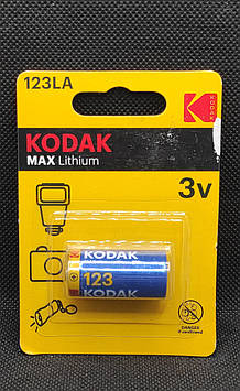 Литиевая батарейка Kodak CR123A Max ( 1шт. )