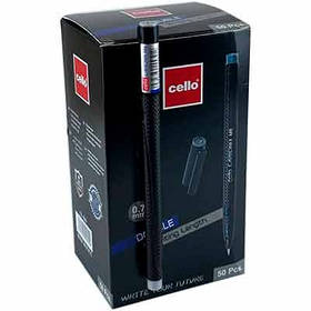 Ручка гелева чорна 0,7мм СARBONIX Cello  CL-M6 ,