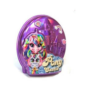 Креативное творчество"Pony Castle" укр (2)BPS-01-01UНабор-игра, игрушка, слайм, кин.песок