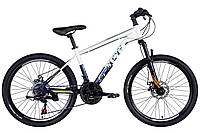 Велосипед ST 24'' SPACE-036 DD трещотка рама- 2024 (бело-синий)