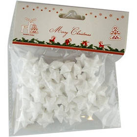 Набір ялинкових прикрас пластик Зірка 1,5см в уп 150шт 92590-PN PIONER