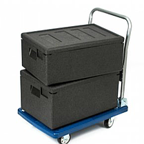 Термоконтейнер штабелюваний 60х40х25 Термобокси Термоконтейнери для перевезення їжі Термоящики Термоконтейнер, фото 5