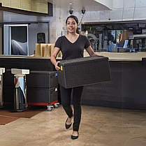 Термоконтейнер штабелюваний 60х40х25 Термобокси Термоконтейнери для перевезення їжі Термоящики Термоконтейнер, фото 3