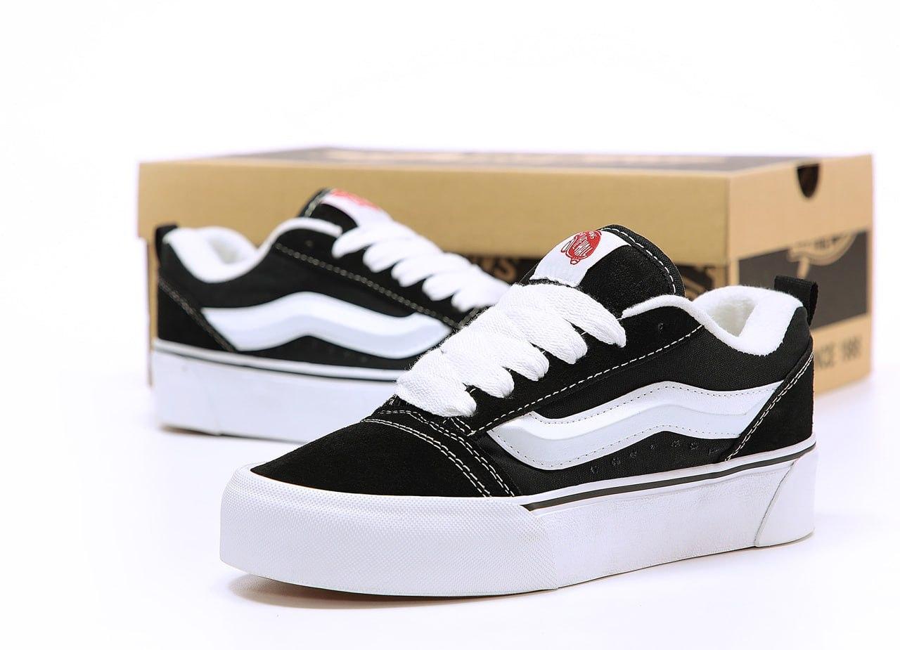 Жіночі чорні Кеди Vans Old Skool KNU Platform