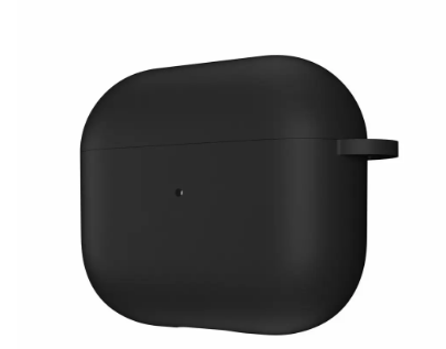 Чехол HOCO Silicon для AirPods 3 PROTECTIVE CASE / Черный - фото 1 - id-p2099553644