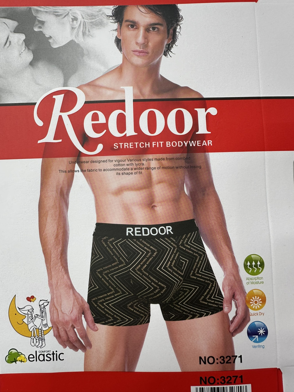 Труси - боксери чоловічі "Redoor", РОСТОВКА (від L до 3XL). Чоловічі труси - шорти, білизна чоловіча.