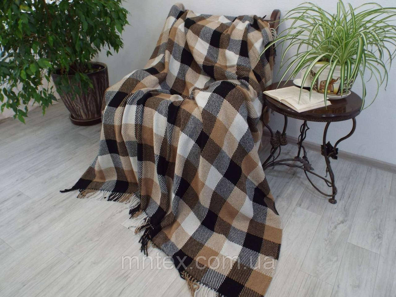 Плед Флора,140*200 см,Бежевий