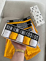 Комплект Нижнего Белья для Мужчин "Moschino" 5 штук - (размеры S-XL) - Полномерные