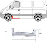 Порог IVECO DAILY / OPEL MOVANO A (X70) / RENAULT MASTER (FD) 1998-2014 г.