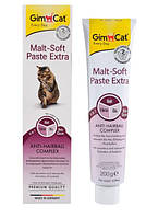 Паста GimCat для кошек, Malt-soft Paste Extra для вывода шерсти, 200 г