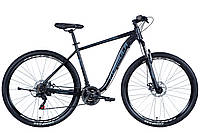 Велосипед ST 29" Formula KOZAK AM DD рама- 2024 (чорно-сірий (м))