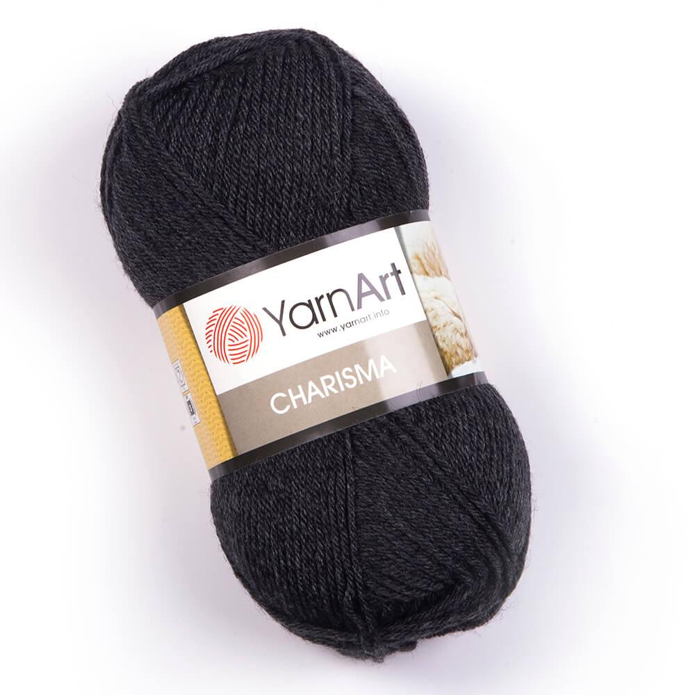 Пряжа напіввовна YarnArt Charisma (Ярнарт Харизму), Антрацит No359, 100 г, 200 м.