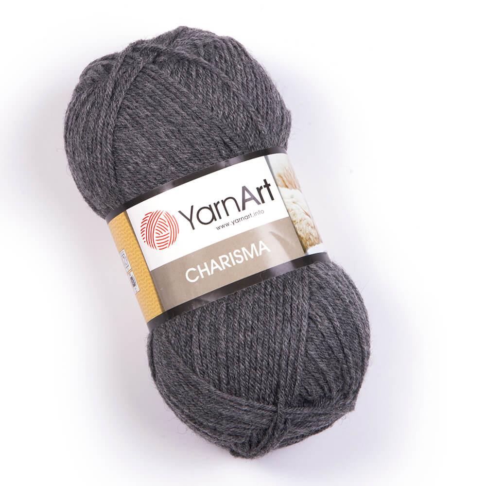 Пряжа напіввовна YarnArt Charisma (Ярнарт Харизму), Сірий No179, 100 г, 200 м.