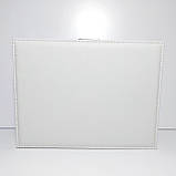 Скринька для прикрас біла двоярусна 667 шкірозамінник, фото 2