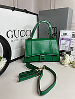Жіноча сумка Balenciaga Hourglass Green wb030