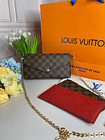 Жіноча Клатч Louis Vuitton felicie damier ebene wb036