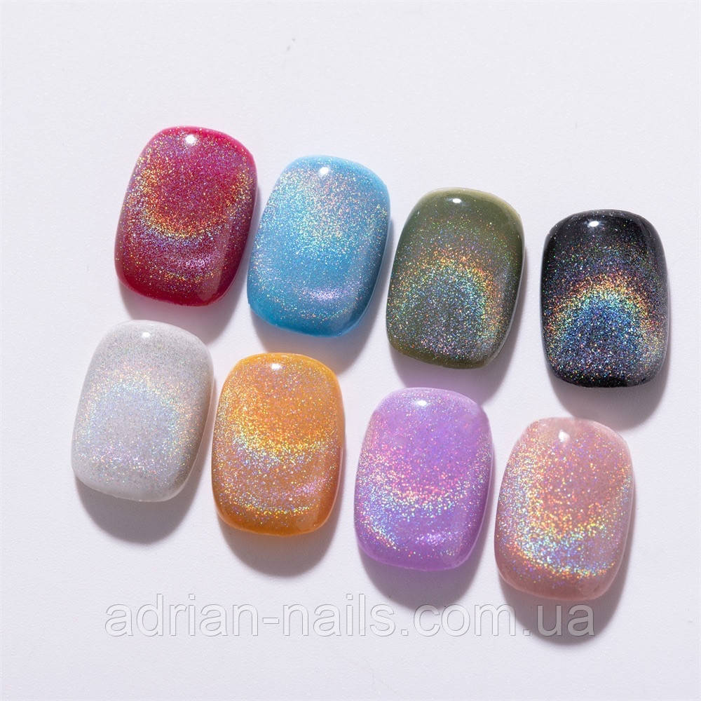 Гель-лак ПРІЗМА — Adrian Nails Котяче око 10ml — 040, фото 1