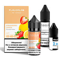 Набор для самозамеса солевой Flavorlab PE 10000 30 мл, 0-50 мг Strawberry Lemon (Клубника Лимо-LVR