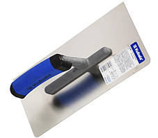 Гладилка шпатель терка Kubala 0206 з двома заокругленими кутами 270х130мм з нержавіючої сталі з двома заокругленими кутами