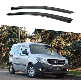 Дефлектори вікон, вітровики на Mercedes Citan 2013 — (скотч) AV-Tuning