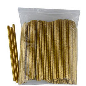 Стрижень клейовий золотий з блиском тонкий 3-374 (24617) Без бренда