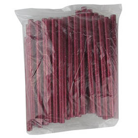 Стрижень клейовий червоний з блиском товстий 3 (24617) Без бренда