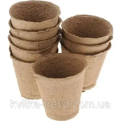 ТОРФ'ЯНИЙ СТАКАН 60*60 (круг) 1 шт., фото 1