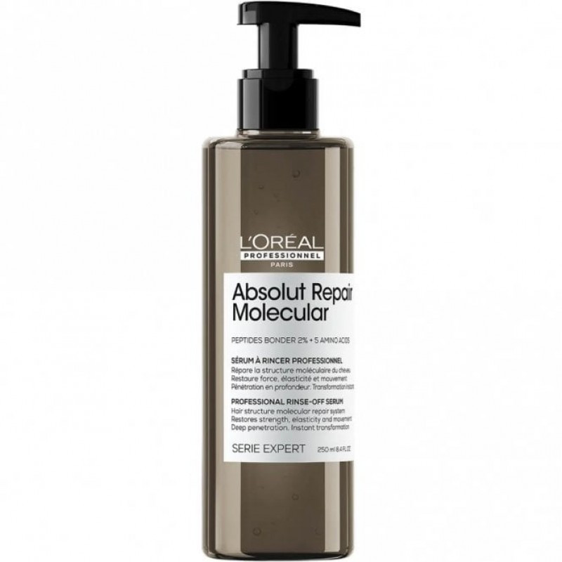 Змивна сироватка L'Oreal Professionnel Serie Expert Absolut Repair Molecular для відновлення пошкодженого волосся 250 мл