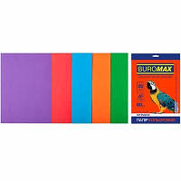 Папір кольоровий А4 20арк 5кол інтенсив 80г/м2 Buromax Euromax BM.2721320-99