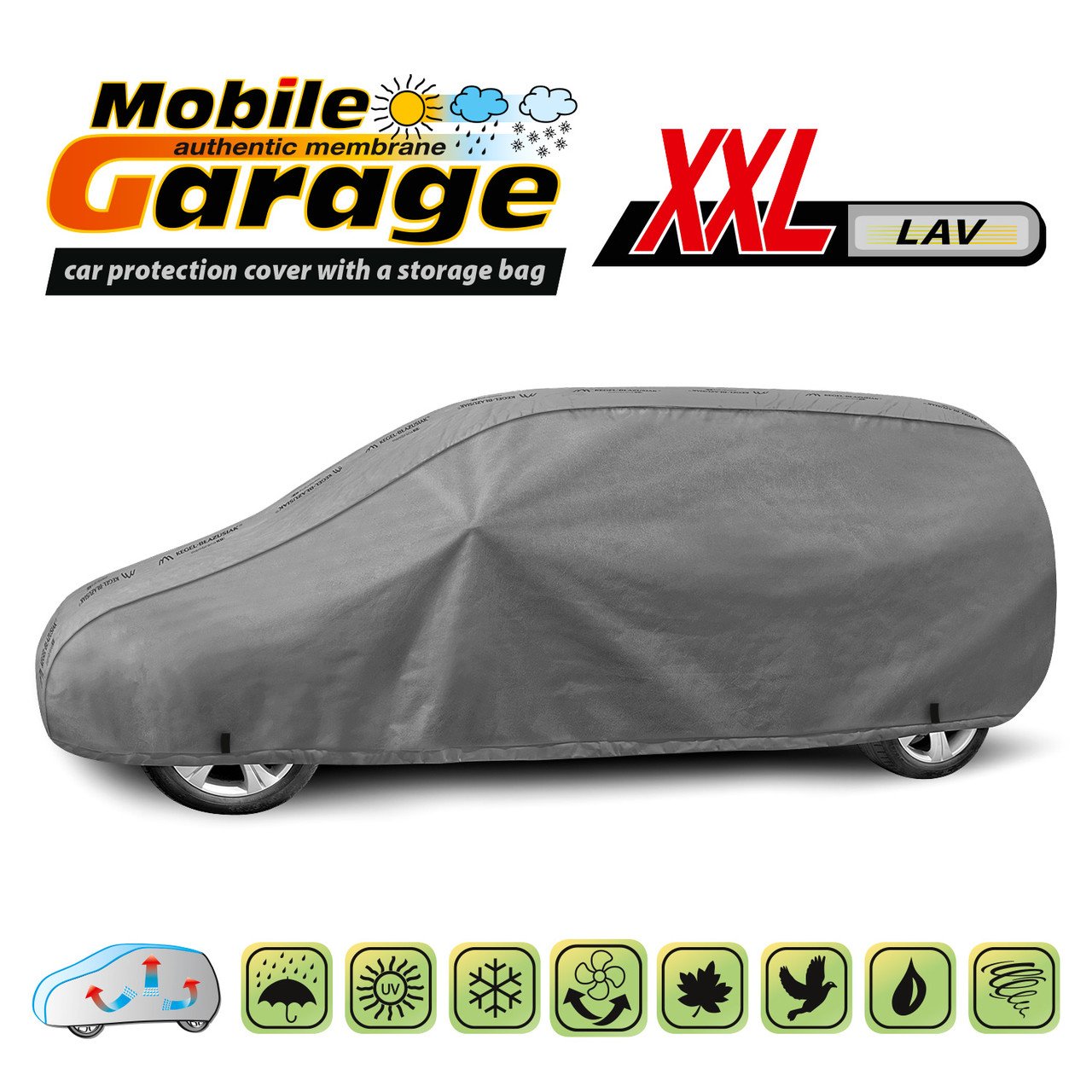 Чохол тент для автомобіля Mobile Garage, розмір XXL LAV ОРИГІНАЛ! ОФІЦІЙНА ГАРАНТІЯ!