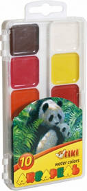 Фарби акварельні 10кол TIKI пласт.уп. 50111-ТК