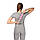 Масажер-палиця роликовий Ролик масажний для йоги Massage stick Масажний валик від целюліту Масажний ролик, валик для масажу спини, фото 5