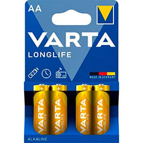 Батарейка VARTA АА LR6 4106 жовта ціна за шт