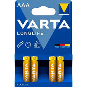 Батарейка VARTA  ААA LR03  4103 желтая цена за шт