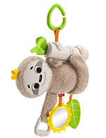 Підвіска - іграшка на дитячий візок Фішер Прайс Лінивець Fisher-Price Baby Stroller Toy with Motion
