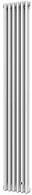 Трубчастий радіатор DeLonghi Multicolumn 2000 3 колони 6 секцій RAL9016