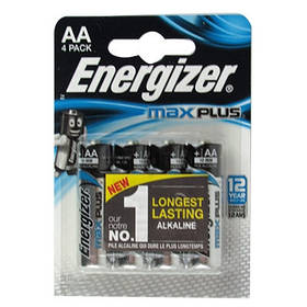 Батарейка Energizer Max plus Alkaline AA LR6 4бл ціна за шт